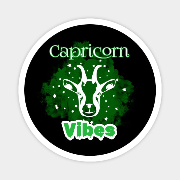 Capricorn vibes Magnet by RoseaneClare 